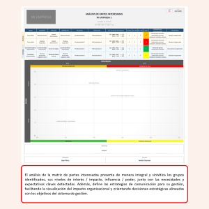 Herramienta para análisis de partes interesadas